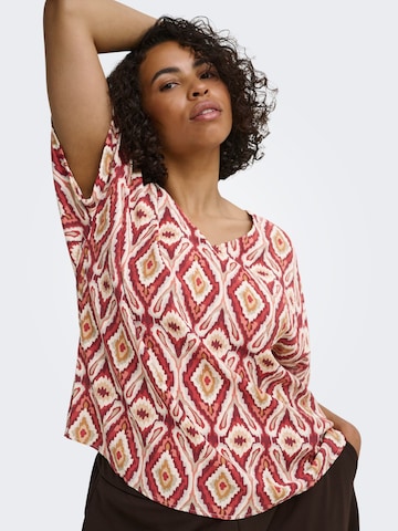 Camicia da donna 'CARBelly' di ONLY Carmakoma in rosso