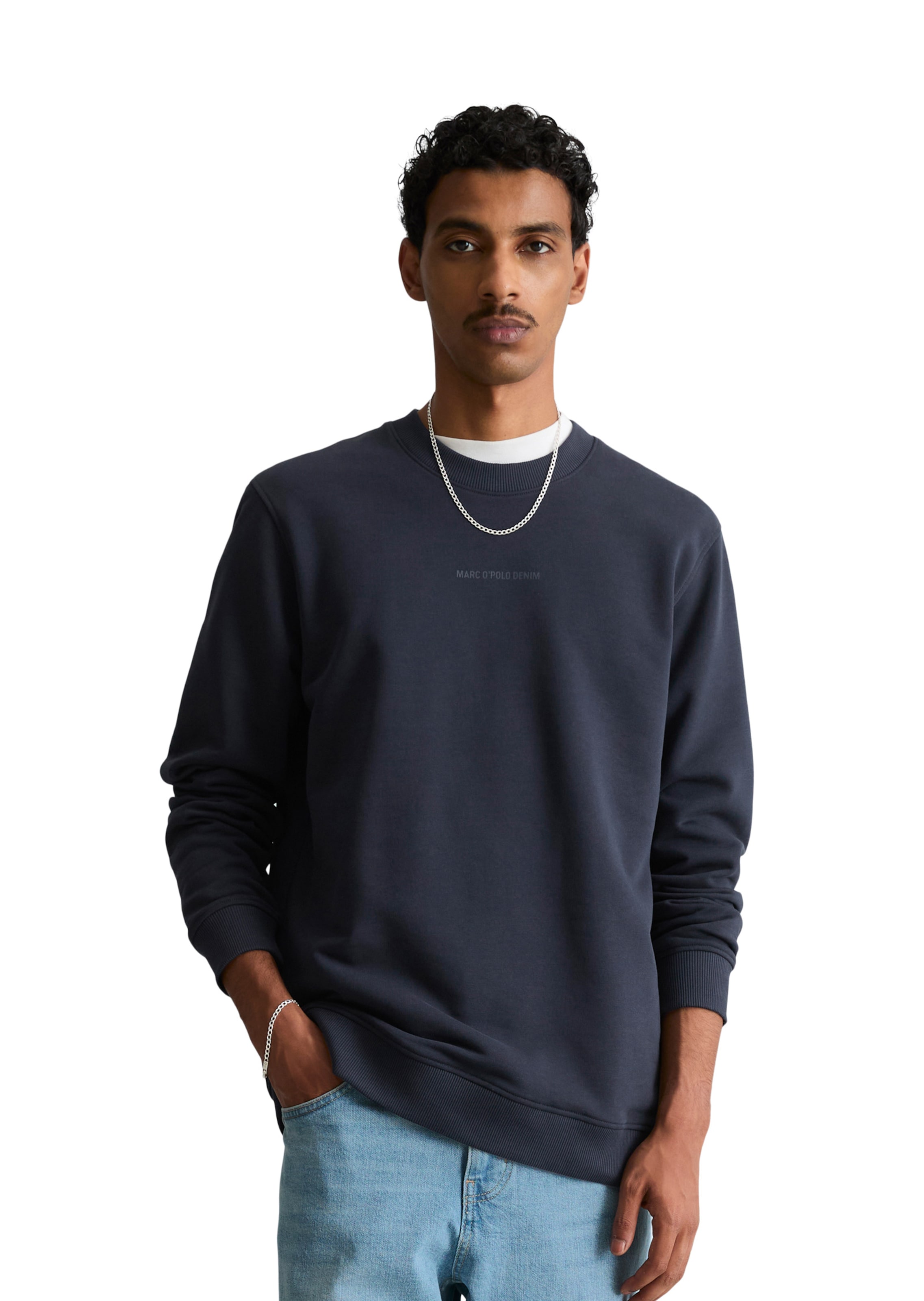 Marc O'Polo DENIM Collegepaita värissä sininen: etupuoli