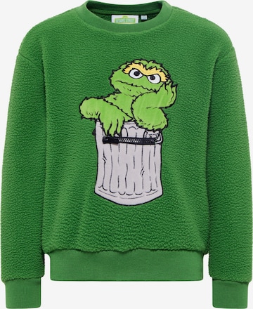 Carlo Colucci Sweatshirt 'Defabianis' in Groen: voorkant