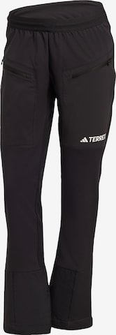 ADIDAS TERREX - regular Pantalón de montaña 'Terrex Xperior' en negro: frente