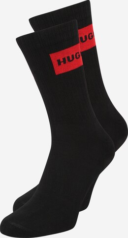 Chaussettes HUGO en noir : devant