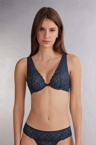 INTIMISSIMI Triangel BH in Blau: Vorderseite
