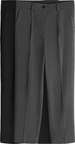 The Setregular Hlače s naborima - siva boja: prednji dio