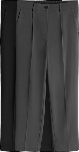 Klostuotos kelnės iš The Set, spalva – antracito spalva / juoda, Prekių apžvalga