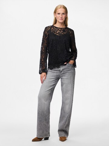 PIECES Shirts 'PCOLLINE' i sort