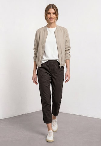 STREET ONE Slimfit Hose in Braun: Vorderseite