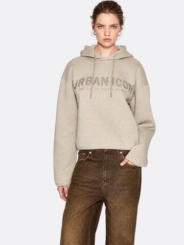 Sweat-shirt 'Kapuzenpullover' Ethiquet en beige
