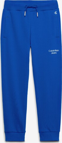 Regular Pantalon 'Stack' Calvin Klein Jeans en bleu : devant