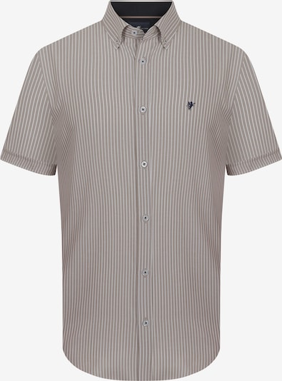 DENIM CULTURE Button Up Shirt 'AMERIGO' in Beige / White, Item view
