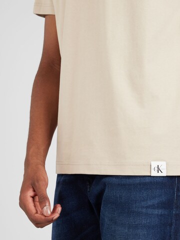 bēšs Calvin Klein Jeans T-Krekls