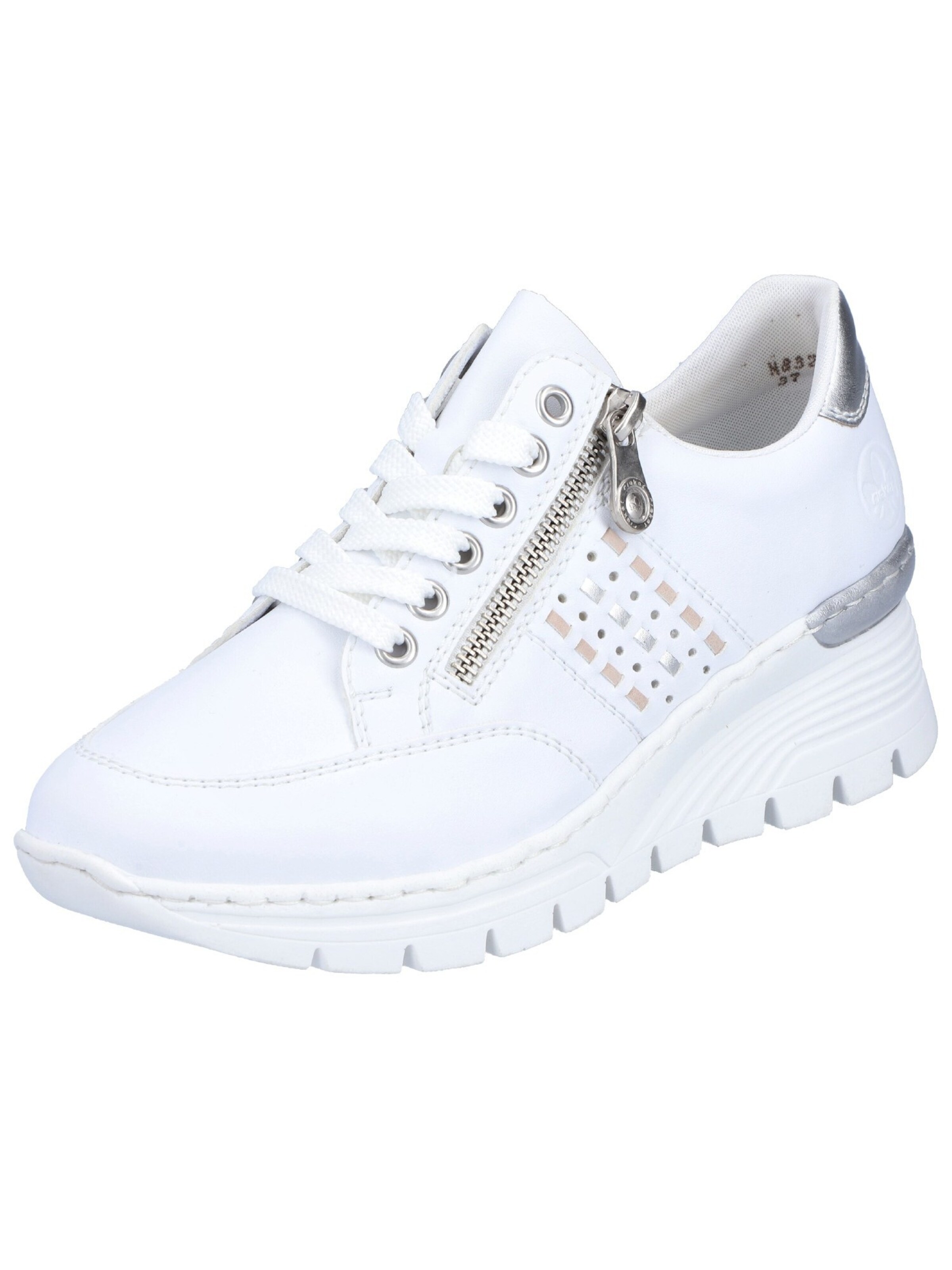 Rieker Sneakers laag in Wit: voorkant