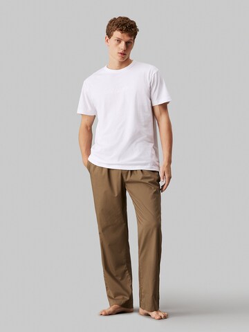 Calvin Klein UnderwearPidžama hlače - zelena boja