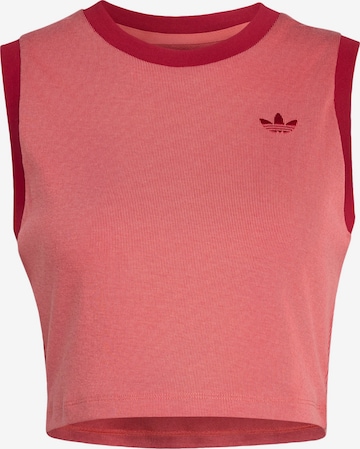 Haut ADIDAS ORIGINALS en rouge : devant