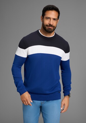 H.I.S Sweater in Blue: front