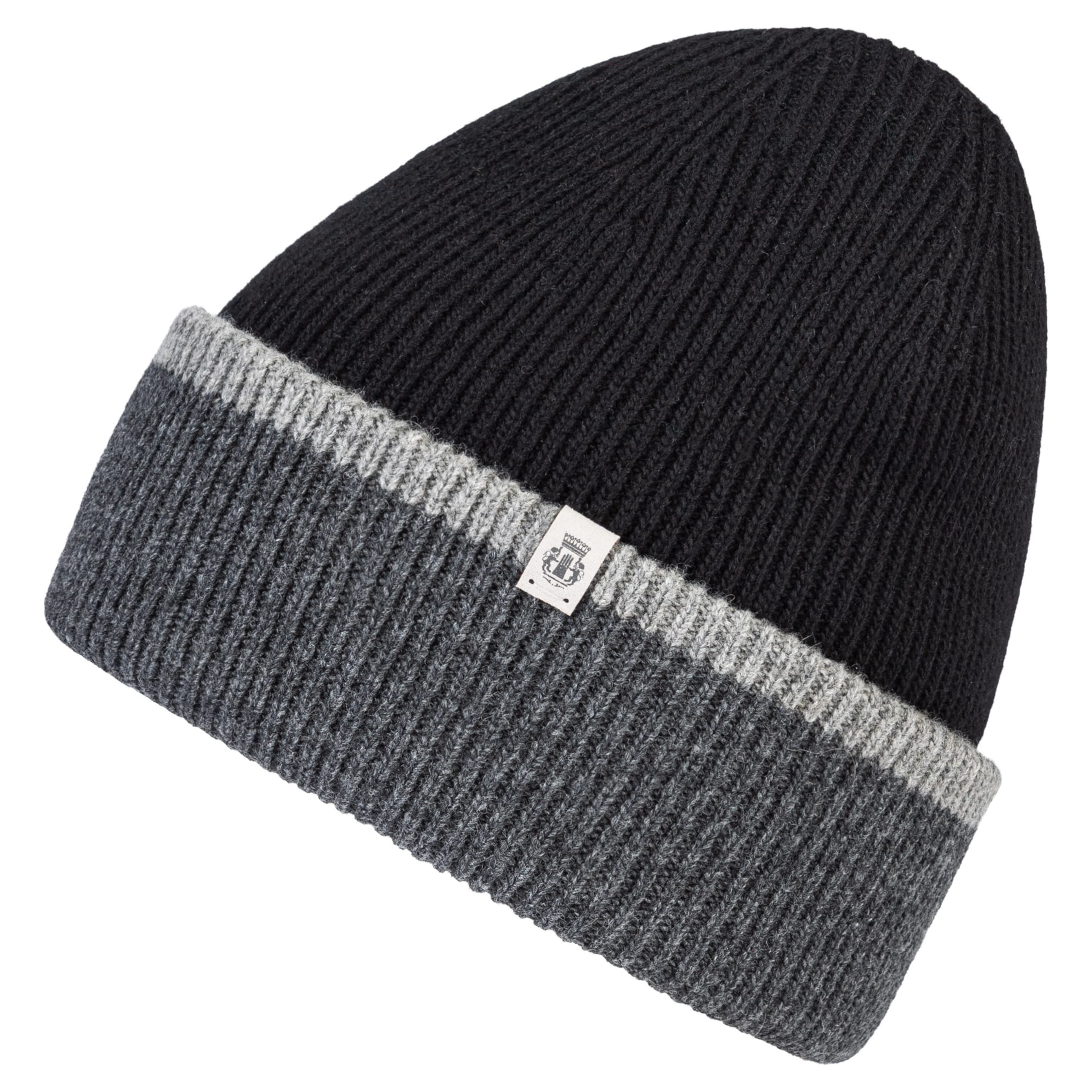 Roeckl Muts ' TWO SIDE KNIT ' in Zwart