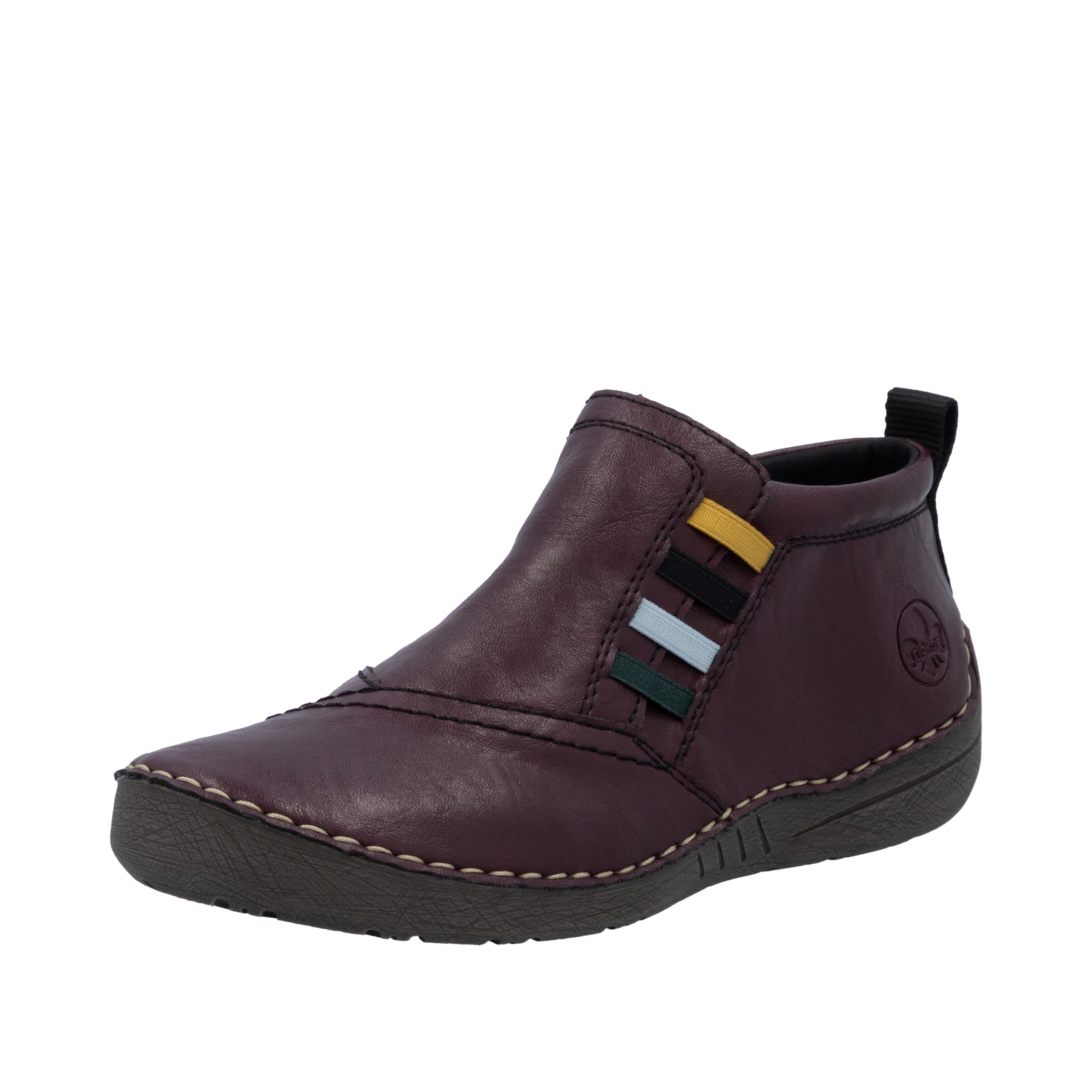Ankle boots di Rieker in lilla: frontale