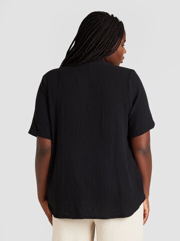 ONLY Carmakoma - Blusa 'THYRA ' en negro