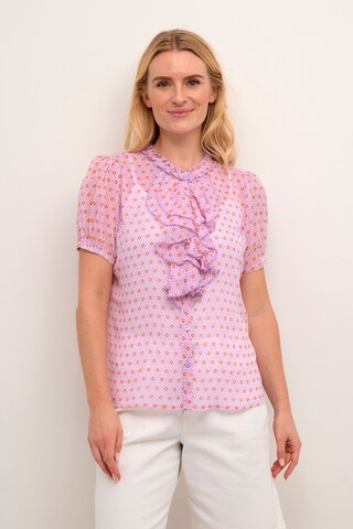 Camicia da donna 'Kinia' di Cream in lilla: frontale