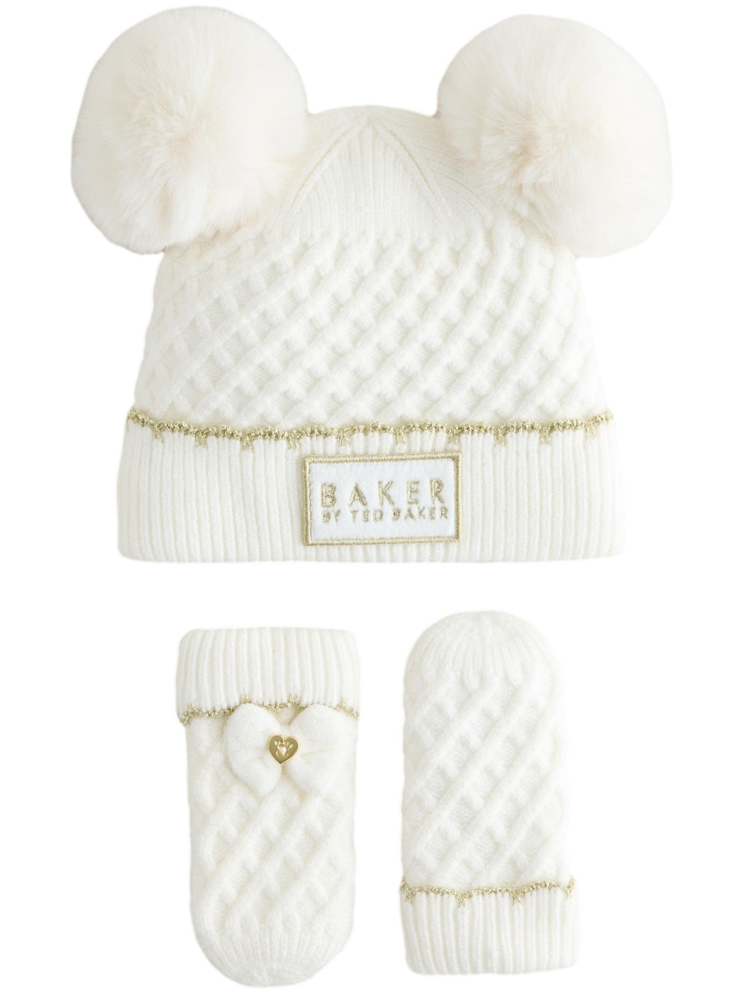 Baker by Ted Baker - Conjunto en beige: frente