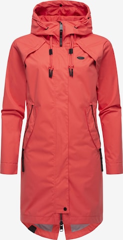 Manteau fonctionnel 'Rejany' Ragwear en rose : devant