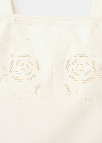 MANGO Top 'Daria' in Weiß