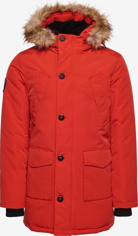 Superdry Winterparka 'Everest' in Oranje: voorkant