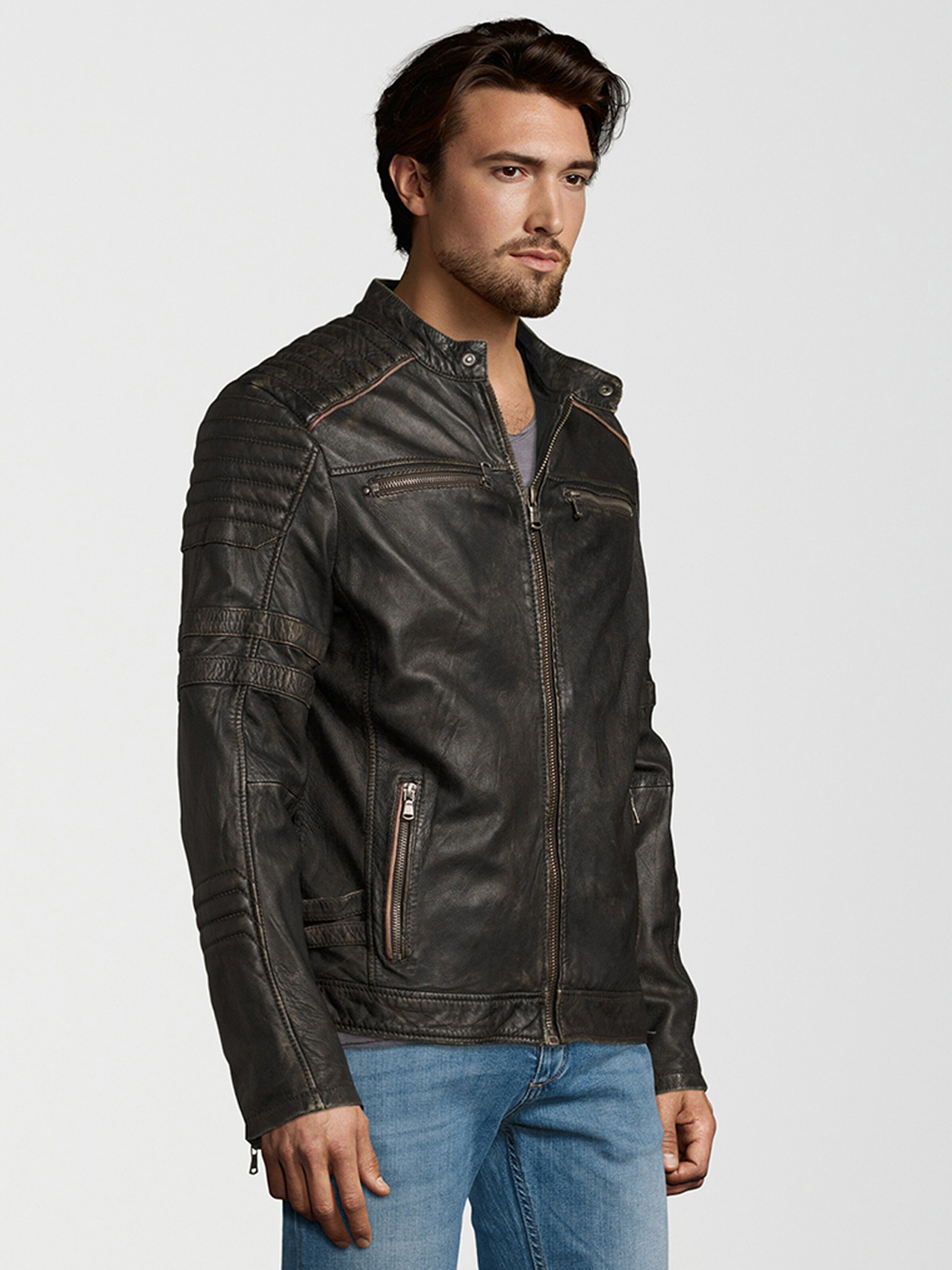 Männer Große Größen PUNCHBALL Jacke 'Flex' in Schwarz - SK55546 Männer Große Größen PUNCHBALL Jacke 'Flex' in Schwarz - SK55546