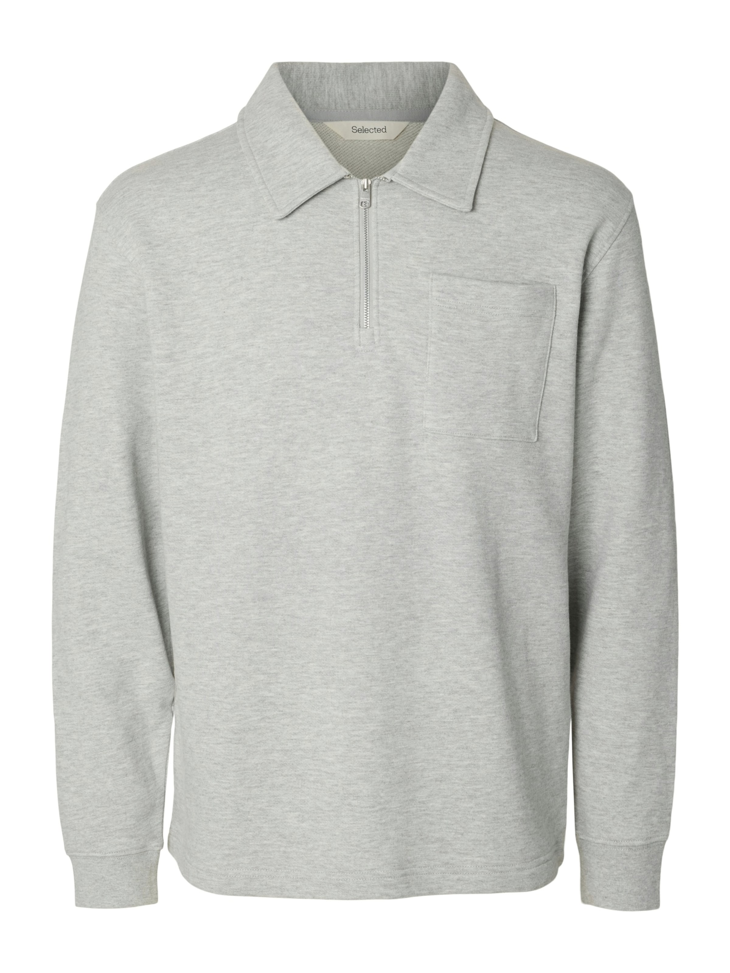 SELECTED - Sudadera 'SLMScott' en gris: frente
