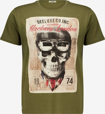 T-Shirt 'CLEM' Deeluxe en vert : devant