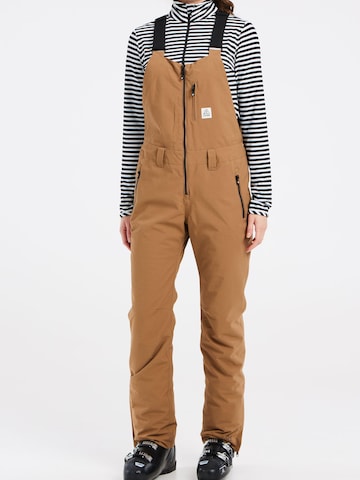 PROTEST Regular Sporthose 'PRTNAUPAKA' in Braun