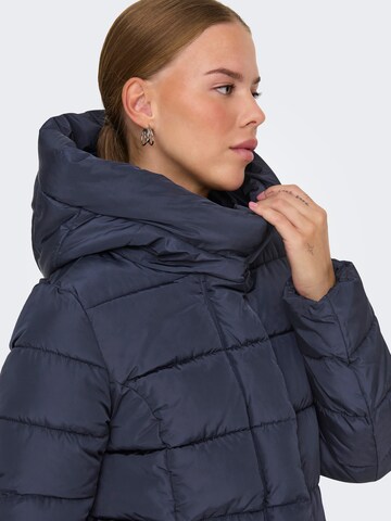 ONLY Wintermantel 'ONLLINA' in Blauw