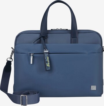 SAMSONITE Laptop Bag 'Workationist' in Blue: front