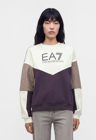 purpurinė EA7 Emporio Armani Megztinis be užsegimo: priekis