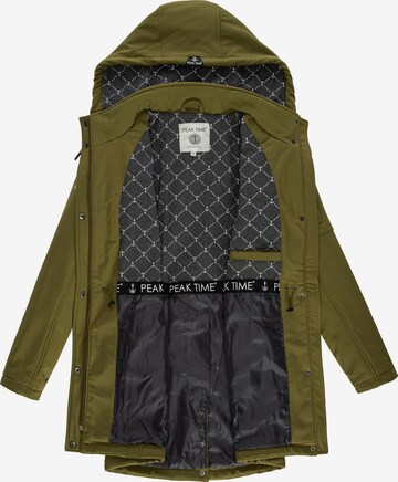 Manteau fonctionnel Peak Time en vert