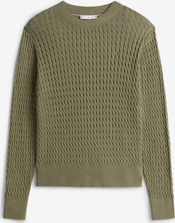 TOMMY HILFIGER Pullover in Grün: Vorderseite