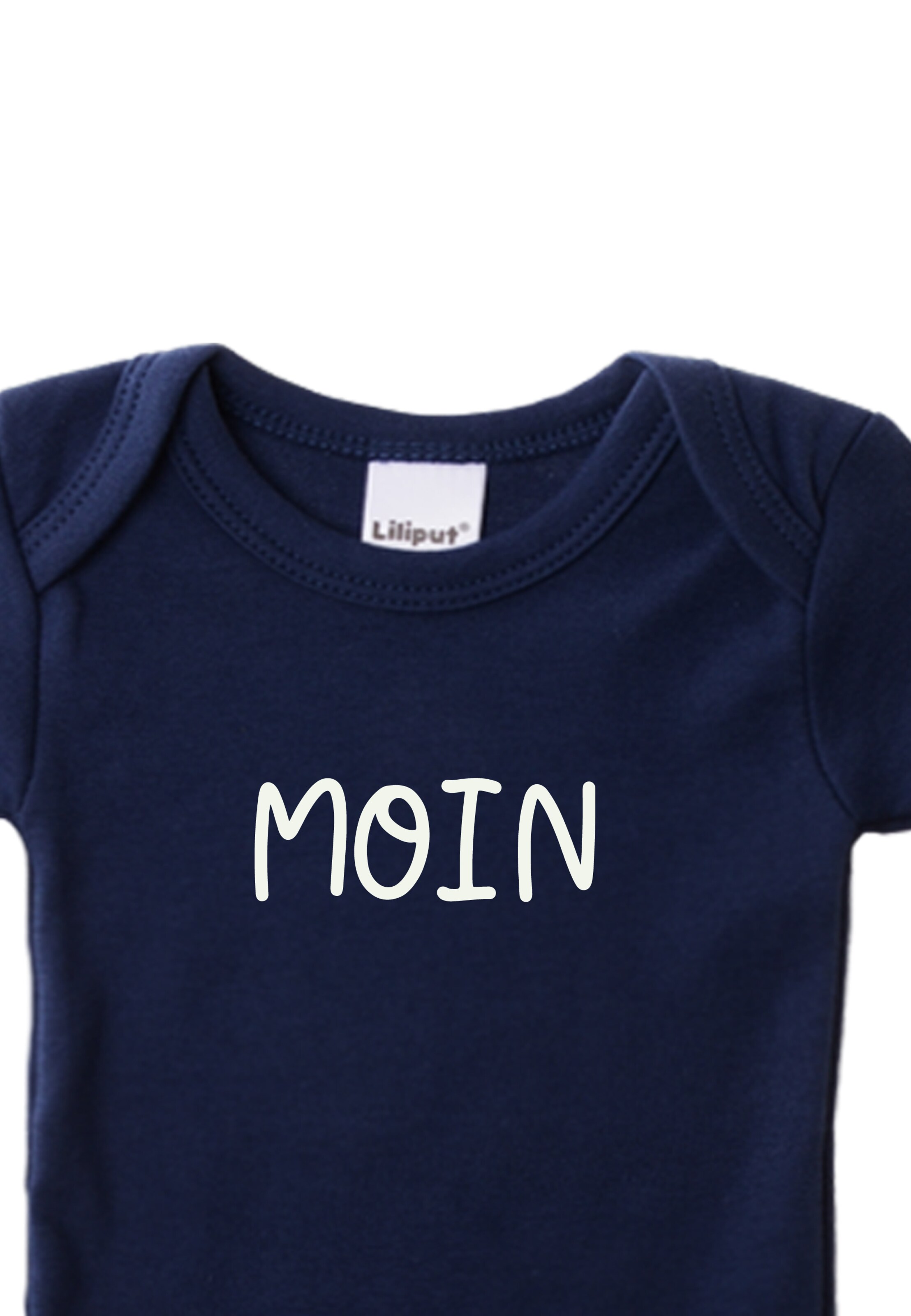 LILIPUT Strampler/Body 'MOIN' in Blau