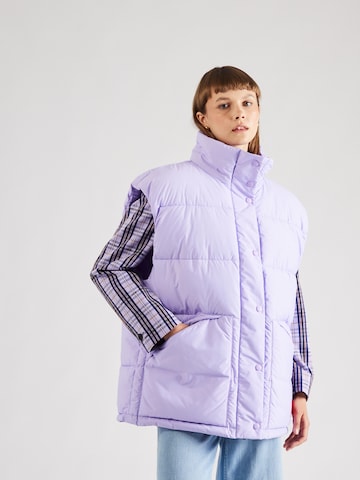 Gilet 'Flori' HUGO en violet : devant