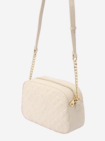 Sac à bandoulière Love Moschino en beige : devant