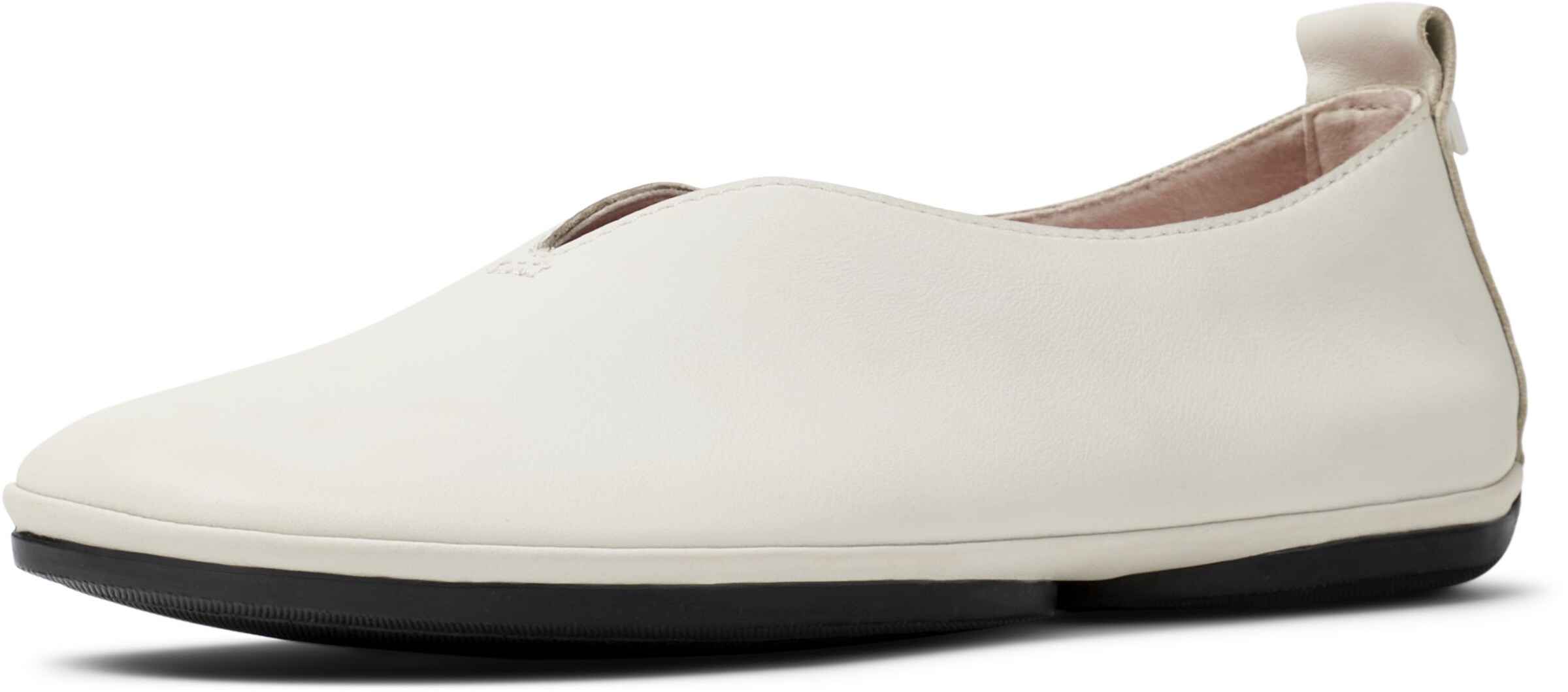 Ballerina ' Right Nina ' di CAMPER in bianco: frontale