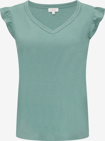 s.Oliver Shirt in Blauw: voorkant