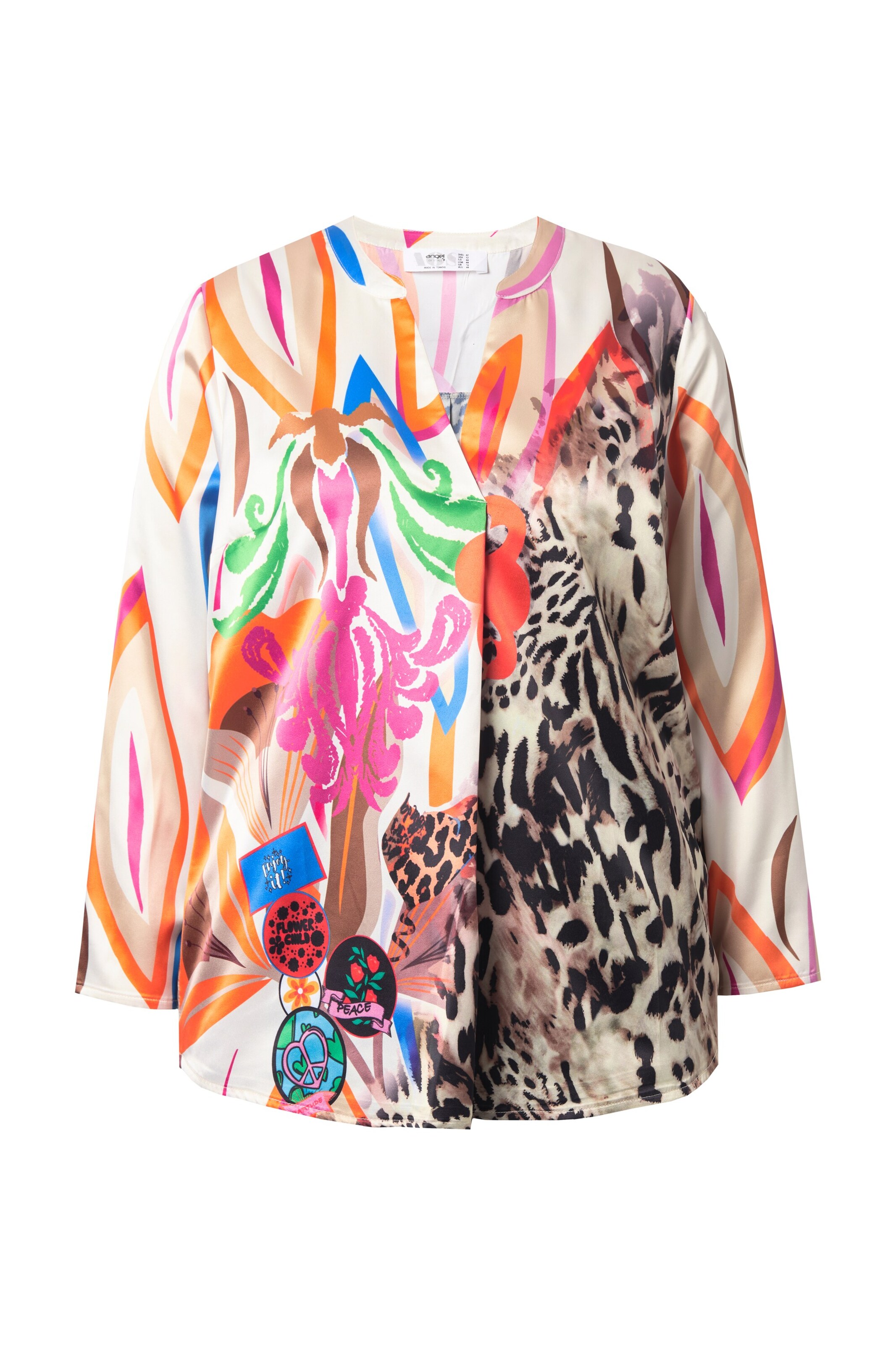 Angel of Style Tuniek in Gemengde kleuren: voorkant