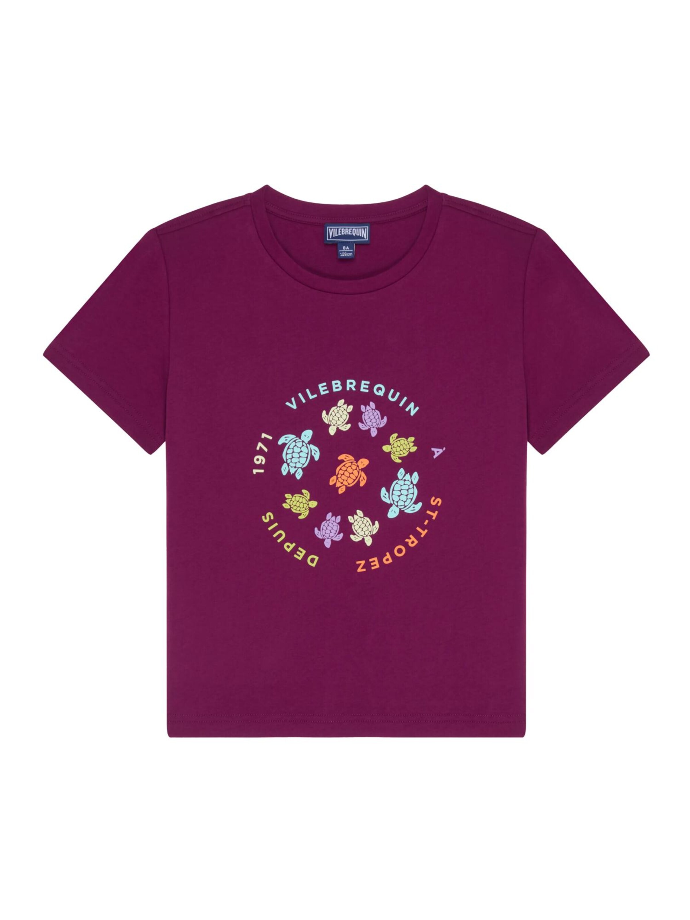 T-Shirt Vilebrequin en bleu : devant