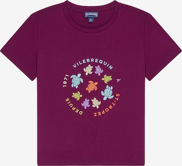 T-Shirt Vilebrequin en bleu : devant