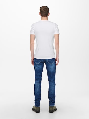 Only & Sons T-Shirt in Weiß