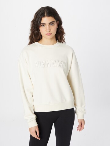 Athlecia Sportief sweatshirt 'Aurore' in Wit: voorkant