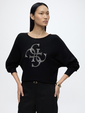GUESS Sweter 'GEMMA' w kolorze czarny