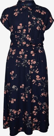 Vero Moda Curve Kleid in Blau: predná strana