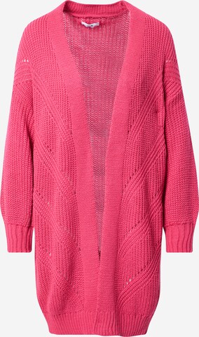Hailys Knit Cardigan 'Birte' in Pink: front