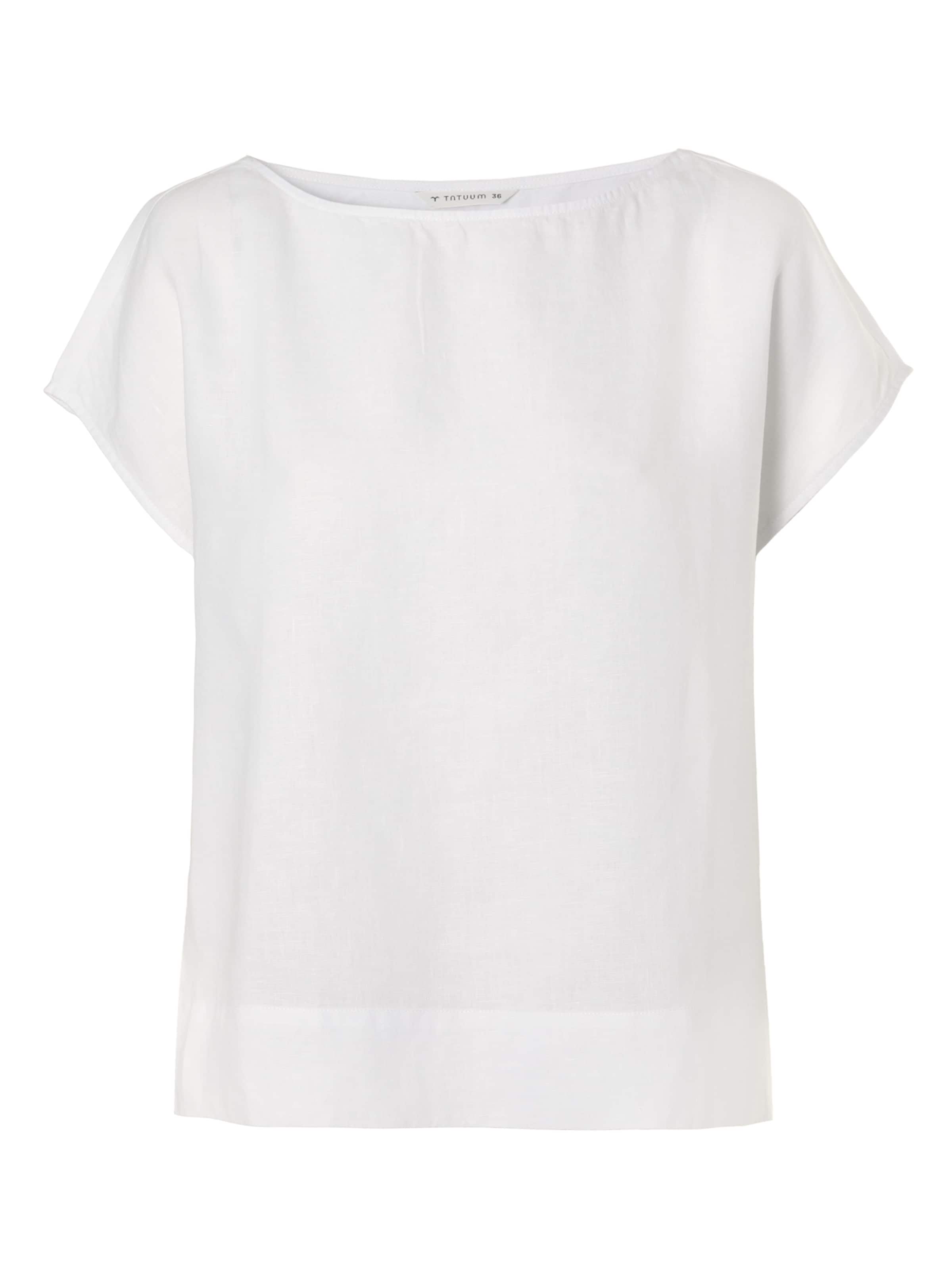 Camicia da donna 'Oma' di TATUUM in bianco: frontale