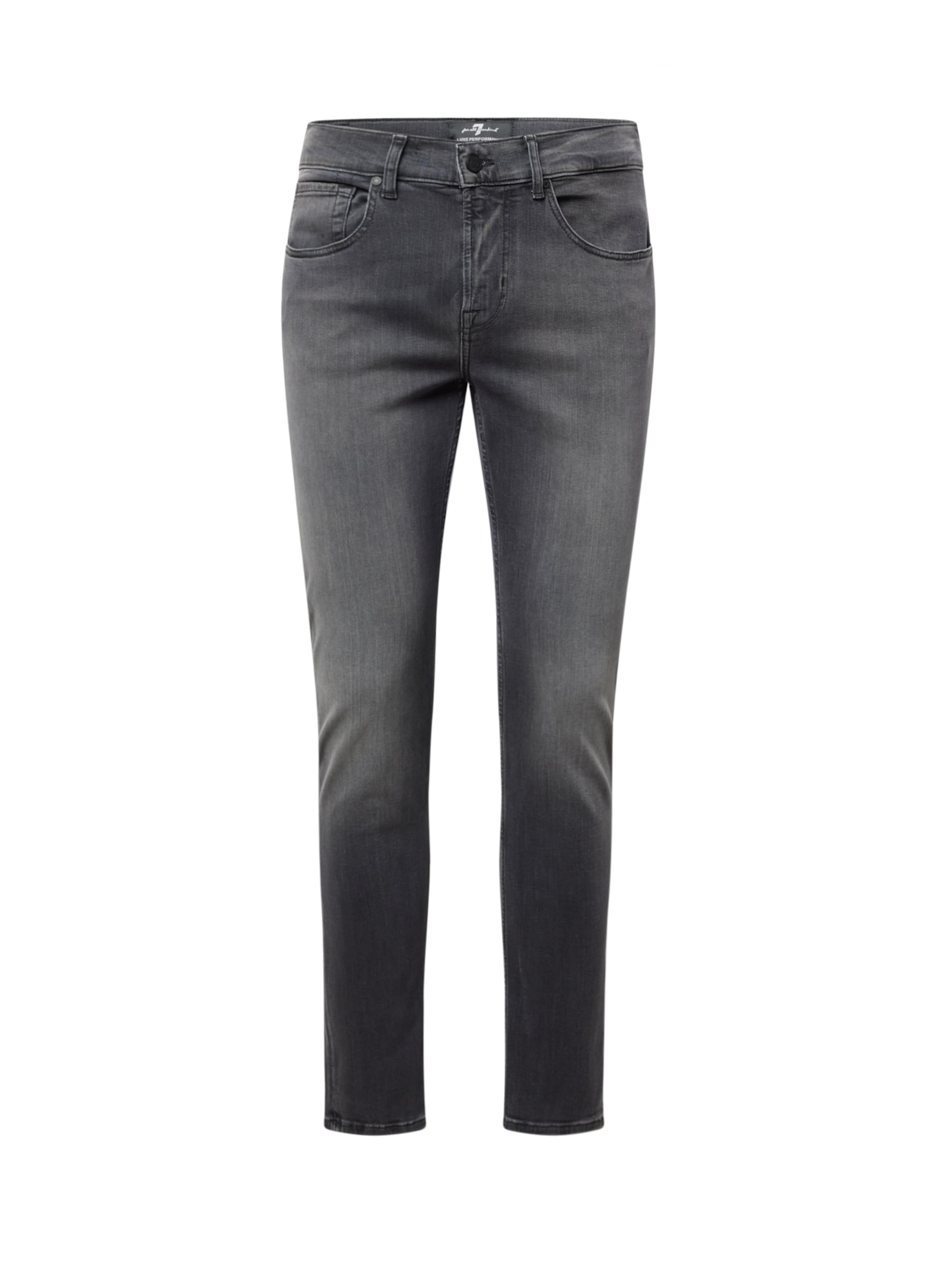 7 for all mankind Regular Jeans in Schwarz: Vorderseite